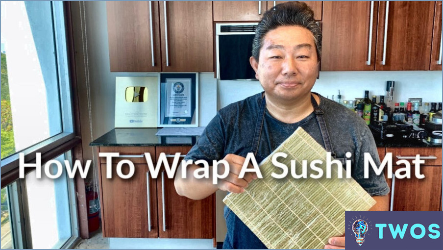 ¿Cómo limpiar una esterilla de sushi?