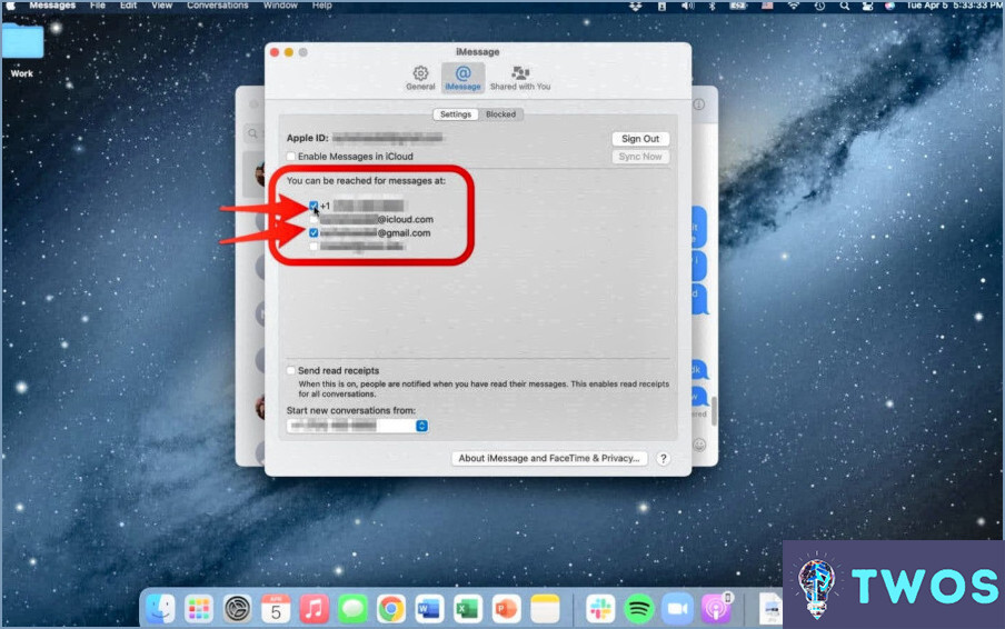 ¿Cómo puedo cambiar mi cuenta de iMessage en Mac?