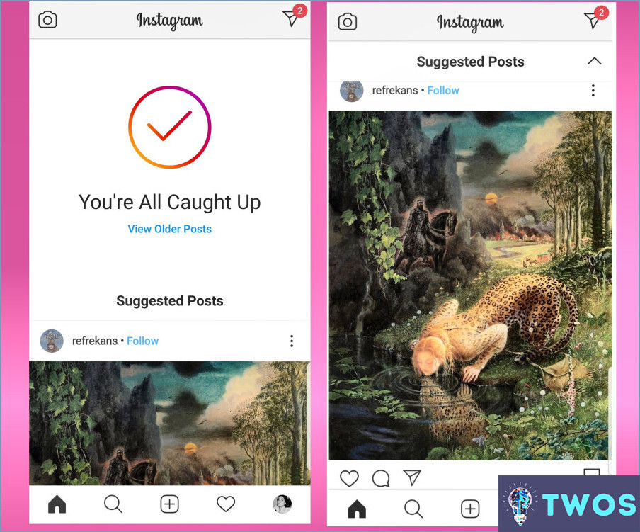 Cómo restablecer las publicaciones sugeridas en Instagram?