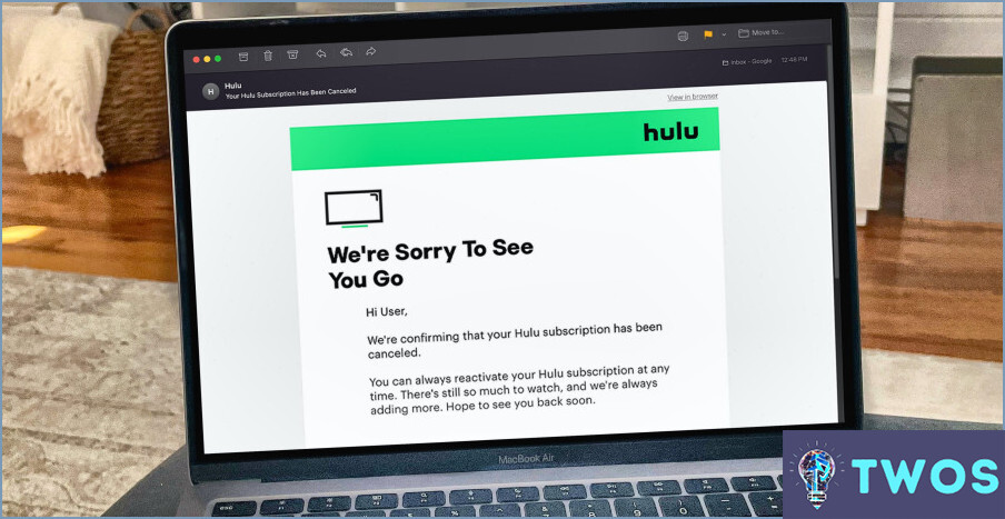 ¿Cómo se cancela la suscripción a Hulu?