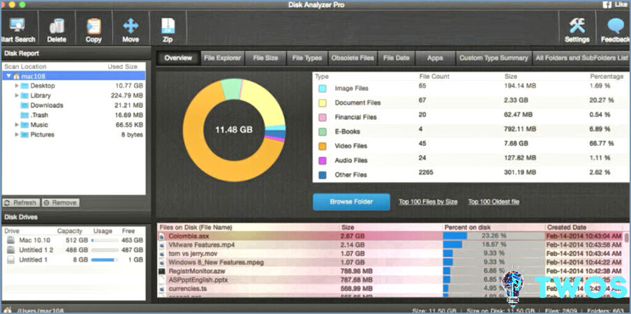 Disk Analyzer Pro para Mac