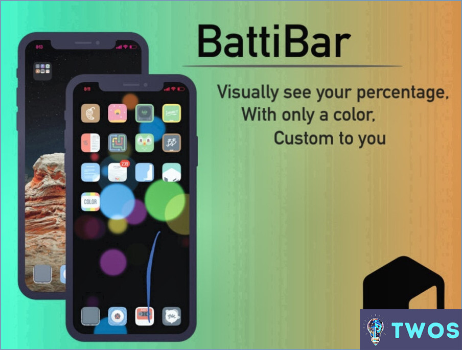 Cómo cambiar el color de la batería en el Iphone?