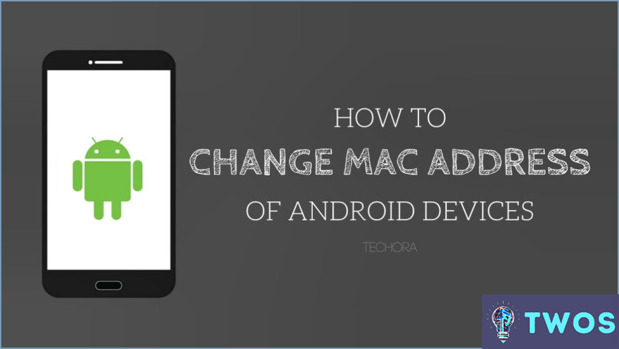 Cómo cambiar la dirección de Mac en Android sin root?