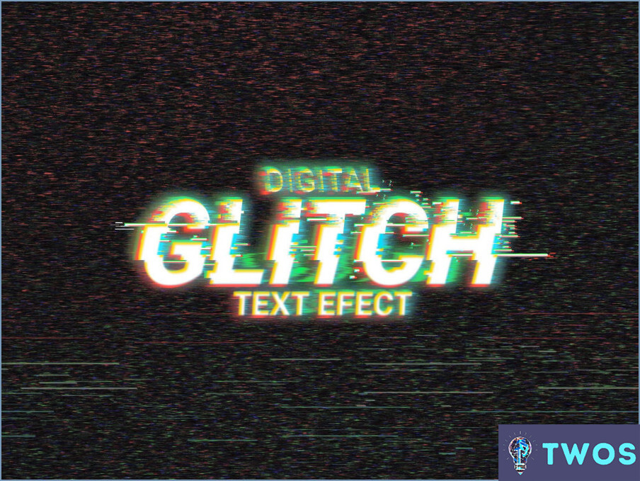 Cómo hacer que un logotipo Glitch en Photoshop?
