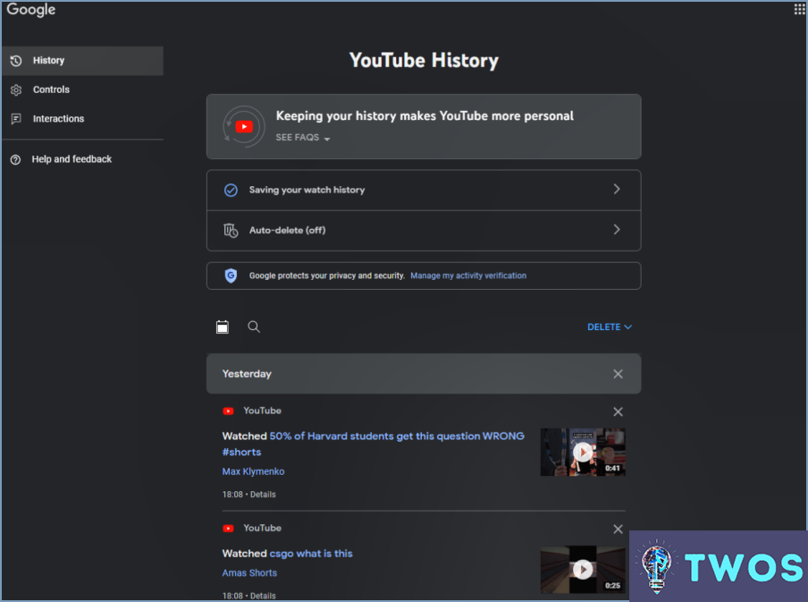 Se puede consultar el historial de YouTube sin tener una cuenta?