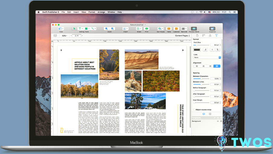 Swift Publisher para Mac Desktop Publishing